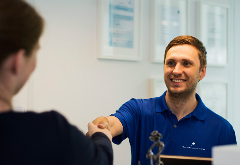 Unser freundlicher Empfangsbereich